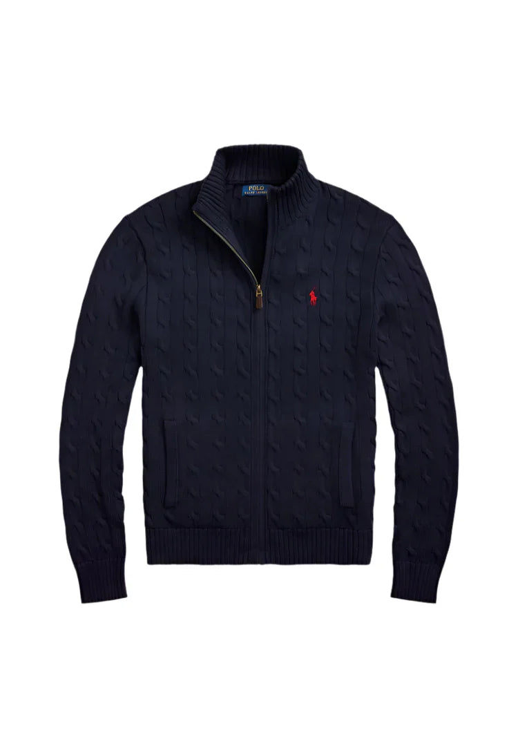 Knit quarter zip
